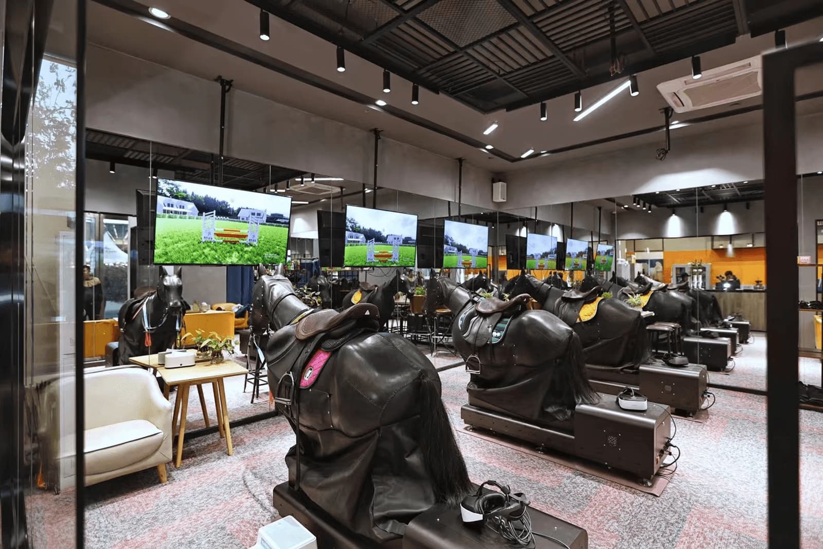 Home equestrian simulator for personal training
